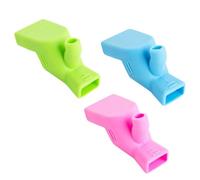 HOMSFOU Extension de Robinet en Silicone Prolongateur Portable pour Lavabo Salle de Bain pour Garçon et Filles 3pcs Facilite le Lavage des Mains des Tout-petits