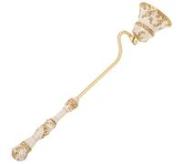 HOMSFOU Extincteur à Bougie en Alliage de Zinc 19 X 4,2 X 5,6 Cm, Éteignoir Vintage pour Bougies Parfumées, Longue Poignée Ergonomique, Accessoire pour Bougies D’aromathérapie