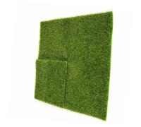 HOMSFOU Faux accessoires de maison de gazon plantes artificielles en plein air pour plantes en pot usine vie fausse plante plantes d'intérieur pelouse verte de simulation décor de verdure