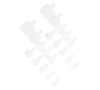 HOMSFOU Faux de Pieds pour Décoration D' 500 Pièces en ABS Transparent Kit Complet Halloween Adapté Mariage