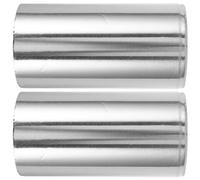 HOMSFOU Feuilles D'aluminium pour Dépose Ongle Gel 2 Rouleaux 3 Mètres, Papier Aluminium Fin pour Dissolvant Vernis Gel Semi-permanent, Outil Manucure Professionnel Doux pour Ongles