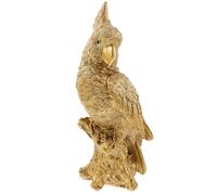 HOMSFOU Figurine De Perroquet Résine Décoration De Table Réaliste Ornement pour Salon Et Jardin Sculpture Oiseau Artificiel Adorable Ajoutez Une Touche Naturelle à Votre Intérieur