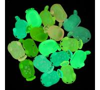 HOMSFOU Figurines Miniatures en Résine d'animaux Marins Lumineux Nocturnes, Lot de 18 Pièces, Décoration DIY Micro-Jardin, Accessoires Décoratifs pour Aquarium et Intérieur