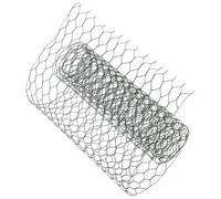 HOMSFOU Filet à Poules pour Jardin, Fil de Fer Vert 0,6 MM X 0,3 M X 1 M, Maille Hexagonale 19 MM, Clôture Anti-Insectes pour Pépinière et Compositions