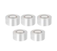 HOMSFOU Film de Greffage Extensible PE 5 Rouleaux 30 MM X 120 M Transparent, Bande Auto-Adhésive pour Jardinage, Adapté aux Plantes, Arbres Fruitiers et Fleurs