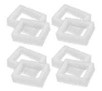 HOMSFOU Filtres en Coton Facile à Remplacer, Filtre Impuretés et Odeurs Pack de 8 pour Fontaine à Eau pour Chat pour Usage Intérieur