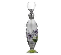 HOMSFOU Flacon D'huile Essentielle en Verre 7 Ml Vintage Décor Moyen-orient, Flacon Rechargeable Étanche pour Voyage et Aromathérapie, Contenant Parfum Portable Design Coloré