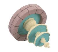 HOMSFOU Fontaine Décorative Miniature en Résine pour Intérieur Cascade Relaxante, Faible Entretien, pour Bureau et Déco Maison Élégante