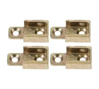 HOMSFOU Gâche de Serrure à Guillotine en Alliage de Zinc N°7 Lot de 4 Pièces Métalliques pour Fenêtres à Battant Quincaillerie Robuste pour Verrouillage Sécurisé et Protection Renforcée