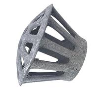 HOMSFOU Garde de Gouttière Fonte Filtre Colmatage pour Tuyau de Descente Protection les Débris pour Évacuation des Eaux Pluviales Modèle