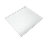 HOMSFOU Glass Refrigerator Shelf Divider Adjustable Height Tempered Glass Partition For Food Storage And Organization Compatible With Fridge Models