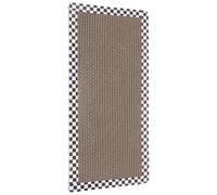 HOMSFOU Griffoir pour Chat en Carton Ondulé 43x20x2 Cm Tableau à Gratter Domestique Réutilisable Jeu à Gratter Amusant pour Chat D’intérieur Accessoire Protègent Meubles
