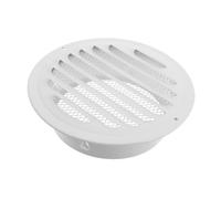 HOMSFOU Grille d'aération de cuisine en acier inoxydable à tête plate pour une circulation d'air optimale, design élégant et protection durable contre le vent et la pluie pour une utilisation en