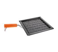 HOMSFOU Grille Feu Gaz Portable et Rôtissage en Acier Inoxydable avec Poignée en Bois, Grille de Barbecue Pliable Carrée Légère pour en Plein Air