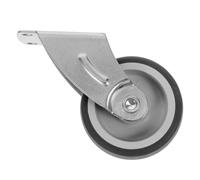 HOMSFOU Guide de Sol pour Portes Coulissantes en Verre Roue Suspendre Inférieure Anti-Affaissement, Poulie Stable Vis pour Portes à Charnières et Placards