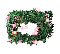 HOMSFOU Guirlande Lumineuse Décorative Jardin LED Rose sans Batterie Lampe Extérieure Écologique pour Fête et Noël Ambiance Chaleureuse pour Pelouse et Terrasse
