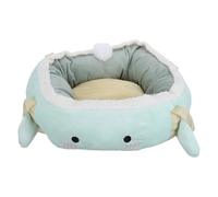 HOMSFOU Hamac Suspendu pour Chaton Petit Format en Peluche Douce, Lit Chaud et Respirant pour Animaux D’intérieur, Panier Moelleux pour Repos et Couchage Toutes Saisons, Accessoire