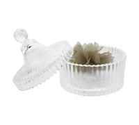 HOMSFOU Houppette pour Poudre à Visage et Corps Double-face Floquée, Grosse Taille Ronde, Coussinet Maquillage Blanc et Vert, Outil Fixation et Contouring, Compatible Poudre Finition,