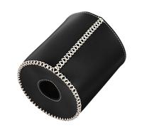 HOMSFOU Housse de Protection en Cuir PU Respirant pour Réservoir de Gaz - Grosse Taille Noire, Étui Multifonction Léger et Résistant à L’Usure, Rangement pour Camping et Pique-niques