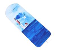 HOMSFOU Housse de Table à Repasser Océan à Impression Numérique, Coussinet Dacron Résistant aux Taches, Protection Légère et Confortable pour Nappe de Repassage, Usage Domestique