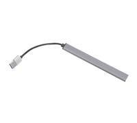 HOMSFOU Hub USB Ports USB Haute Vitesse Adaptateur Multi-Ports sans Compatible PC Portable Rapide Compacte et Pratique Gris