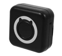 HOMSFOU imprimante Portable imprimante d'images de téléphone imprimante d'autocollants Portable imprimante Thermique Mini imprimante pour Notes Mini étiqueteuse Plastique Black