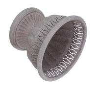 HOMSFOU Jardinière Urne Rétro en Métal Gris Ciment Large Ouverture 30 Cm - Grand Pot de Fleurs Vintage pour Jardin Terrasse et Décoration Cérémonie de Mariage - Vase Décoratif Européen