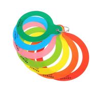 HOMSFOU Jauge de Diamètre pour Fruits Plastique Outil de Mesure Précis pour Pommes Oranges et Pêches Anneaux de Calibre pour et Classification Rapide des Fruits