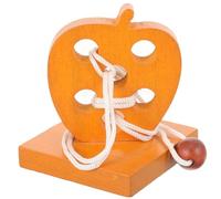 HOMSFOU Jeu de Casse-tête en Bois Kongming Lock, Éducatif de Déverrouillage pour Garçon et Filles, Puzzle de Dénouement Mental, Boucle en Bois, Activité Manuelle Stimulante pour Éveil