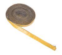 HOMSFOU Joint de Porte pour Poêle à Bois Auto-adhésif en Fibre de Verre 3mm X 12mm X 2m, Insert Plat Résistant à Haute Température, Accessoire de Remplacement pour Cheminée et Insert