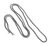 HOMSFOU Joint D'étanchéité en Fibre de Verre 6mm X 2,2m pour Poêle à Bois Résistant à Haute Température et Ignifuge pour Porte de Cuisinière Bois