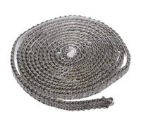 HOMSFOU Joint Plat Auto-adhésif 3mm X 10mm X 2m en Fibre Résistante Haute Température pour Poêle à Bois et Granulés, Bande D’étanchéité Porte de Cheminée, Remplacement pour Chauffage