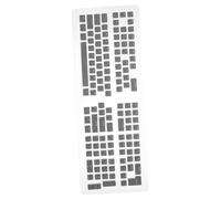 HOMSFOU Key Mechanical Keyboard Keycap Set Semi-Transparent Double-Molded Design for Compatibility with Keyboards