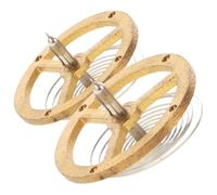 HOMSFOU Kit 2 Pièces Balancier et Mécanisme pour Horloge Murale Ressort Spiral, Compatible Réparation Montres Anciennes