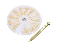 HOMSFOU Kit 72 Pièces de Pendentifs en Alliage pour Nail Art, Accessoires Décoratifs Métalliques Compacts pour Manucure Diy, Ornements D'ongles Simples et Élégants Adaptés la Décoration