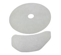 HOMSFOU Kit de 2 Filtres D'admission et D'évacuation D'air pour Sèche-linge Beige en Fibre de Polyester Installation Facile, Prolonge la Durée de Vie du Séchoir