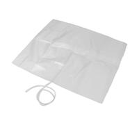 HOMSFOU Kit de Collecte D'eau de Pluie pour Toiture 120 X 100 Cm Bac de Récupération Pliable en Bâche Résistante UV avec Entonnoir et Tuyau D'évacuation 2 M Déviateur de Fuite de Plafond