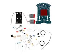 HOMSFOU Kit de Projet Électronique Scolaire Voiture de Suivi Robot Intelligente pour Débutants Assemblage Facile Navigation Intelligente et Construction Robuste pour Apprentissage