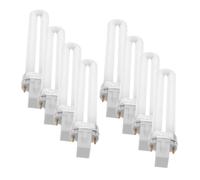 HOMSFOU Lampe à Gel pour Ongles 9w Lot de 8 Tubes Lampe UV Manucure Lumière de Remplacement Séchoir Ongles Usage Professionnel et Personnel Rapide et Compact