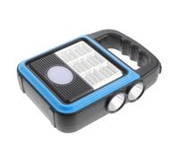 HOMSFOU Lampe de Travail Solaire LED Réglable Lampe de Camping Portable Multi Fonctionnelle Éclairage Urgence Travail Haute Luminosité Matériau Durable pour Extérieur et Bricolage