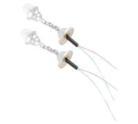 HOMSFOU Lampe Miniature Suspendue 2Pcs Plafonnier pour Maison de Poupée Modèle de Lustre Décoratif Accessoire de Décoration de Paysage pour DIY et Scène de Table
