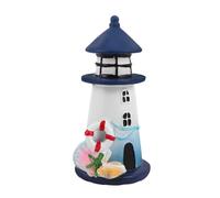 HOMSFOU Lanterne de Jardin Résine Lampe Phare Étanche Remplacement Abat-jour Décoration Extérieure pour Pelouse Allée Patio