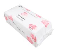 HOMSFOU Lingettes Démaquillantes 100 Pcs en Coton 20x20 Cm, Serviettes Visage Jetables pour Usage Sec et Humide, Douces, Absorbantes, Soin Visage Femme et Nettoyage Peau