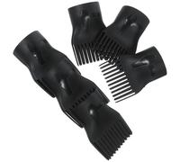 HOMSFOU Lot de 10 Accessoires Peigne Diffuseur pour Sèche-cheveux, Plastique Résistant Haute Température, Collecteur D'air pour Coiffage Cheveux Bouclés et Volume, Usage Professionnel
