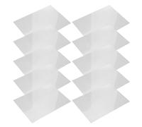 HOMSFOU Lot de 10 Feuilles D’Acétate Transparentes pour Loisirs Créatifs Film Plastique Léger et Robuste Facile à Découper pour Décoration de Gâteaux Pochoirs et Projets DIY