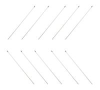 HOMSFOU Lot de 10 Mâts de Drapeau en Bois Rond 50 Cm, Baguettes Décoratives Dorées pour Fête, Support Portatif pour Drapeaux Nationaux et Événementiels, Accessoires Légers et Stables