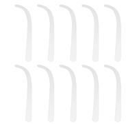 HOMSFOU Lot de 10 Présentoirs à Boucles D'oreilles Transparents en Acrylique, Supports sans Essai pour Rangement et Organisation de Bijoux, Adaptés la Maison Magasins