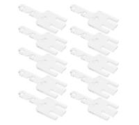 HOMSFOU Lot de 10 Tendeurs De Fil Addi Adaptateur De Tige De Tension pour Machine À Tricoter Tendeur De Fil Addi King Size Plastique Transparent