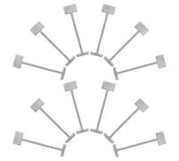 HOMSFOU Lot de 100 aiguilles de nivellement de carrelage de rechange en acier pour entretoises de carrelage en céramique - Piquets de nivellement précis pour sol et mur pour rénovation précise de la