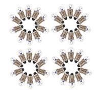 HOMSFOU Lot De 100 Ampoules Basse Tension Petites Ampoules À Vis Filament De Rechange Pour Lampe Torche Expérimentale 300 Ma Indicateur De Panneau À